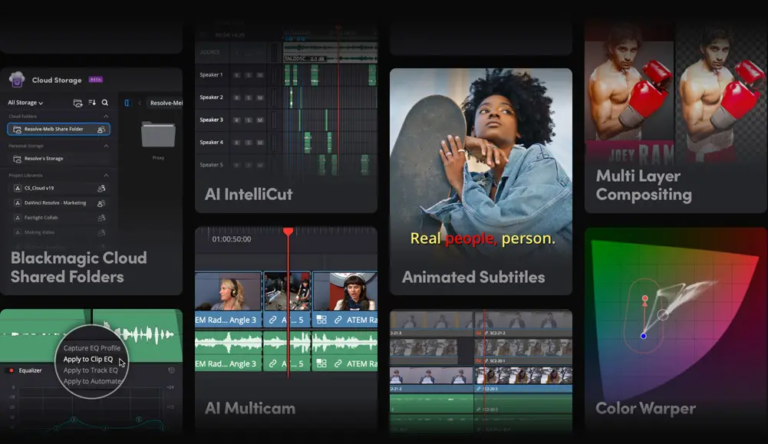 Da Vinci Resolve - montage vidéo