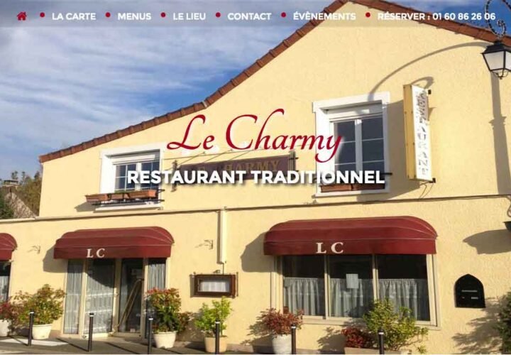 site restaurant Le Charmy